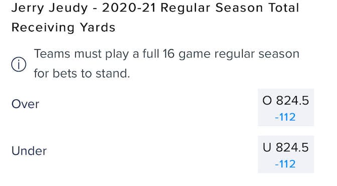 Odds courtesy of FanDuel